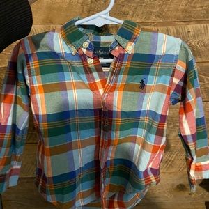 Ralph Lauren plaid polo 18m